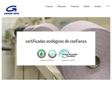 Tablet Screenshot of gironatextil.com